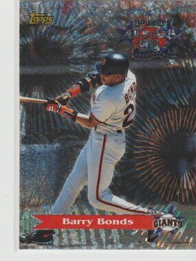 Barry Bonds 1997 Topps Baseball 1st Team All-Stars ’96 Insert #AS12